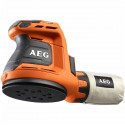 AEG Ponceuse excentrique 125 mm 18V BEX18-125-0, vitesse de rotation de 7000 a 11000 tr/min, oscillation 2,4°