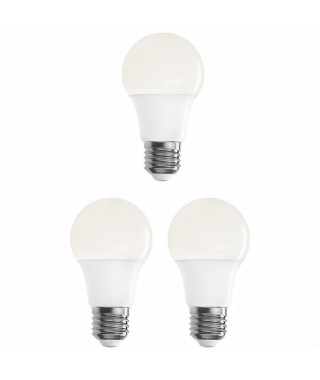 EXPERT LINE AMPOULE LED  BLANC CHAUD Standard - Lot de 3/8 W. 640 lm. E27. A60.