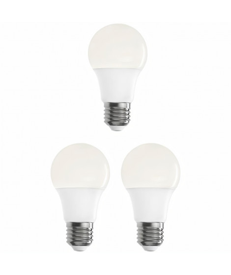 EXPERT LINE AMPOULE LED  BLANC CHAUD Standard - Lot de 3/8 W. 640 lm. E27. A60.
