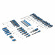 SILVERLINE Tournevis et accessoires, coffret 100 pcs