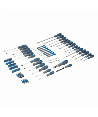 SILVERLINE Tournevis et accessoires, coffret 100 pcs