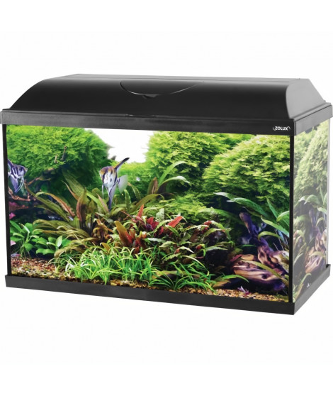 ZOLUX Aquarium ISEO équipé - 57L - L 61 x p 31 x h 42 cm - Noir