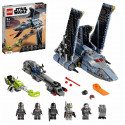 LEGO 75314 Star Wars La Navette d'Attaque du Bad Batch, Jouet pour Enfants de 9 ans et Plus avec 5 Figurines LEGO Star Wars