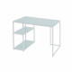 Bureau en metal - Blanc - L 110 x P 55 x H 75 cm - CORY