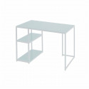 Bureau en metal - Blanc - L 110 x P 55 x H 75 cm - CORY