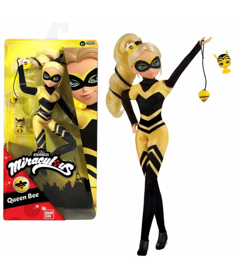 BANDAI Miraculous Ladybug - Poupée mannequin 26 cm : Queen Bee