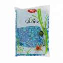 TYROL Graviers vernis pour Aquarium - Tous types de poissons et eaux - Bleu Turquoise - Sac de 2 kg