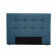 Tete de lit 165 x 120 cm - Bleu Marine - Pour couchage 140 et 160 - HERA