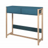 ANKARA Console - Bleu - L 100 x P 35 x H 91 cm