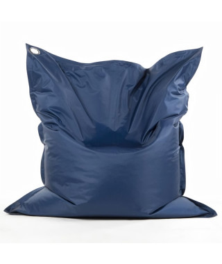 COTTON WOOD Java Pouf XL - 110 x 130 cm - Bleu marine