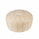 FESA Pouf Marocain - Ø 50 x H 30 cm - Beige