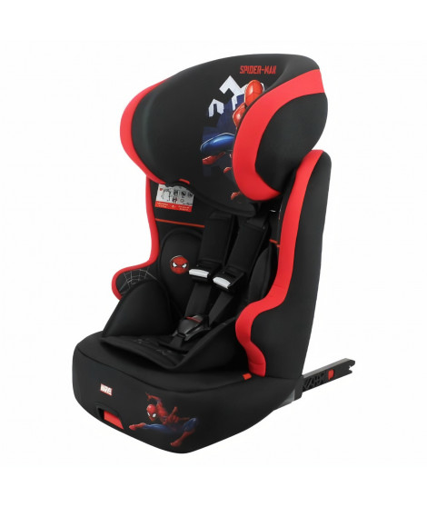 MARVEL Rehausseur dossier avec harnais Racer Isofix  Groupe 1/2/3 - 9 a 36 kg - Spiderman Black