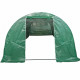 Serre de Jardin tunnel - 24 m2 - Toile en poly?thyl?ne 140g & tube acier diam 18mm