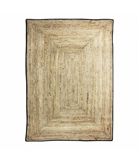 Tapis DECO Jute 120x170 cm - Noir