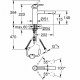 GROHE Mitigeur évier avec douchette extractible - Concetto