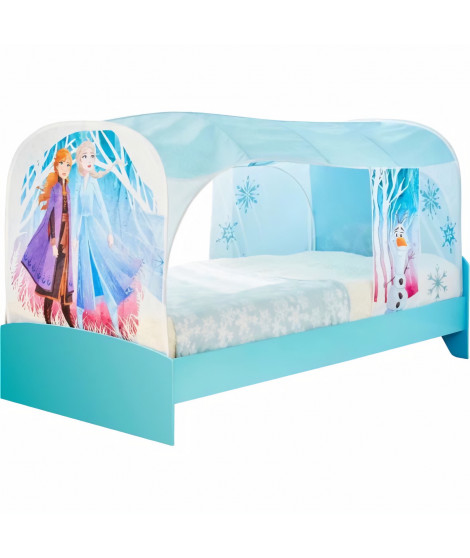DISNEY FROZEN Tente de lit La Reine des Neiges - 90 x 190 x 90 cm - Bleu