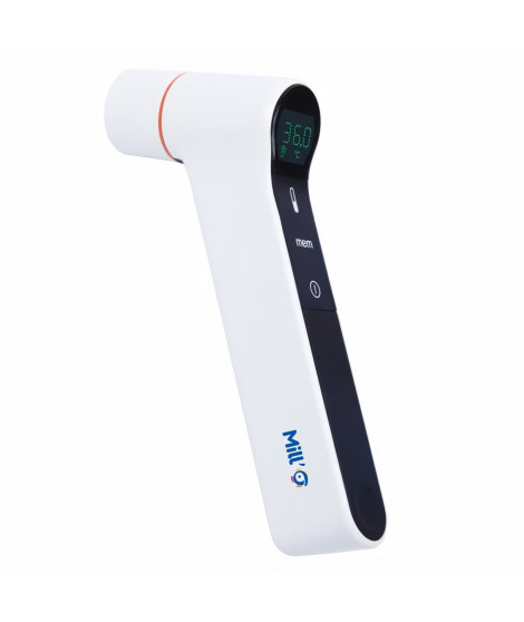 Mill'O Bébé - Thermometre infrarouge sans contact a afficage intelligent pour bébés, enfants et adultes - lecture précise et …