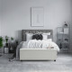 Banc coffre - Bout de lit Simili blanc Classique - L 140 cm