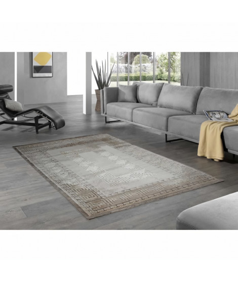 NAZAR Tapis de salon Tuana - 120 x 170 cm - Creme