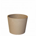 JANY FRANCE Pot rond dustwood Verve Actual - Ø 35 x H 32 cm - Taupe