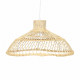 Suspension en bambou - D 40 x H 138 cm - Beige