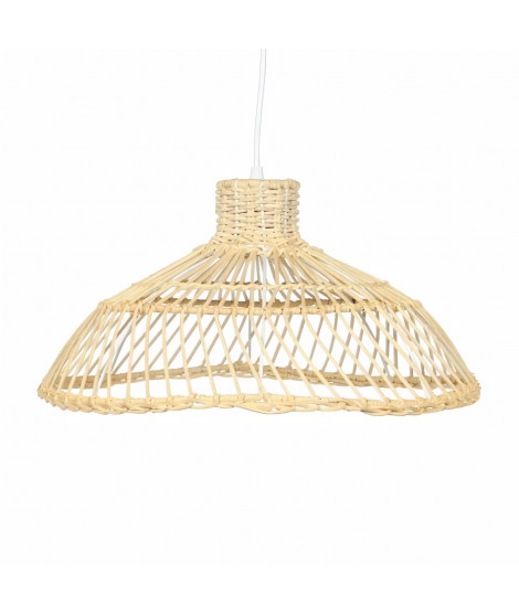 Suspension en bambou - D 40 x H 138 cm - Beige