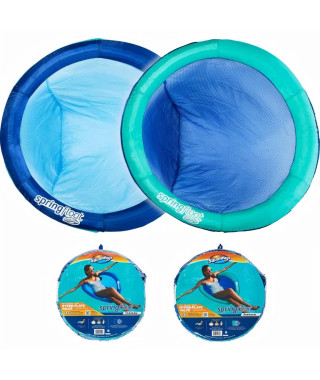 SWIMWAYS - SPRING FLOAT PAPASAN NEW VALVE SwimWays - bouée gonflable et tissu siege de piscine transportable - 6061308