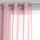 Voilage Etamine - 140 x 240 cm - Rose