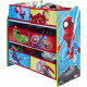 Super-héros Marvel Spider-Man - Meuble de rangement pour chambre d'enfant avec 6 bacs