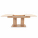 Table a manger extensible - Décor chene artisan - L140/220 x P 90 x H 80 cm