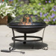 RedFire Bol a feu Atlanta Noir Acier 51 cm 85014