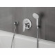 GROHE Douchette a main 3 jets Tempesta 100 28261002 - Anti-calcaire - Montage universel - Chrome