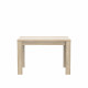 Table a manger fixe 120x80 cm - Décor chene sonoma et blanc mat - L120 x P79,8 x H78,2 cm - ELAMA