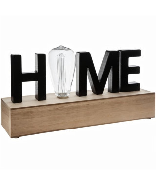 ATMOSPHERA Mot Déco LED Home L34 cm - Noir