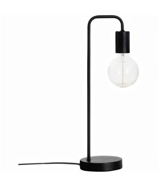 Lampe droit Metal Keli - Noir - H 45 cm