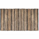 ATMOSPHERA Tapis jute Chenil - 70x140 cm - Noir