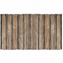 ATMOSPHERA Tapis jute Chenil - 70x140 cm - Noir