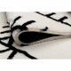Tapis shaggy a motif berbere 140x200 cm - Blanc et noir - LOFT