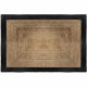 ATMOSPHERA Tapis jute Bord - 120x170 cm - Noir