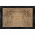 ATMOSPHERA Tapis jute Bord - 120x170 cm - Noir