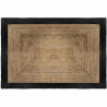 ATMOSPHERA Tapis jute Bord - 120x170 cm - Noir