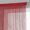 Rideau fil - 120 x 240 cm - Rouge