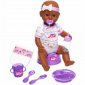 Simba - New Born Baby - Poupon Violet Boit Fait Pipi - 43cm - Nombreux Accessoires Inclus