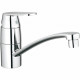 GROHE Mitigeur évier Eurosmart Cosmopolitan 32844000 - Bec bas - Bec tube pivotant 140° - Chrome