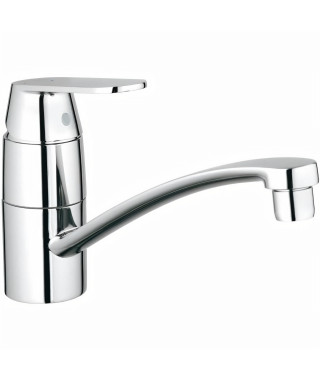 GROHE Mitigeur évier Eurosmart Cosmopolitan 32844000 - Bec bas - Bec tube pivotant 140° - Chrome