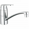 GROHE Mitigeur évier Eurosmart Cosmopolitan 32844000 - Bec bas - Bec tube pivotant 140° - Chrome