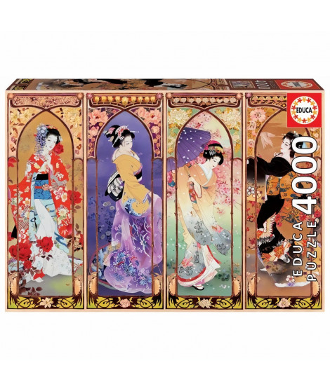 Puzzle - 4000 pieces Collage Japonais