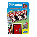 3,2,1 Monopoly, jeu de cartes rapide pour la famille et les enfants, a partir de 7 ans