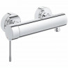 GROHE Mitigeur douche mural Essence 33636001 - Limiteur de température - Clapet anti-retour - Chrome