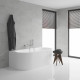 GROHE Mitigeur bain/douche mural Essence 33624001 - Limiteur de température - Clapet anti-retour - Chrome